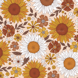 Sunflowers Field - 0.5M Cotton Woven Retail