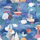 Wild Waves- Cotton Lycra Retail